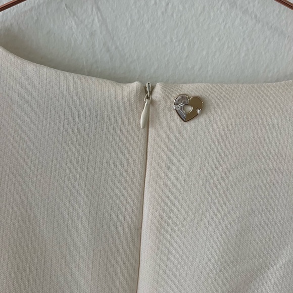 NWT Twinset Simona Barbieri belted dress in cream size S - Picture 15 of 15